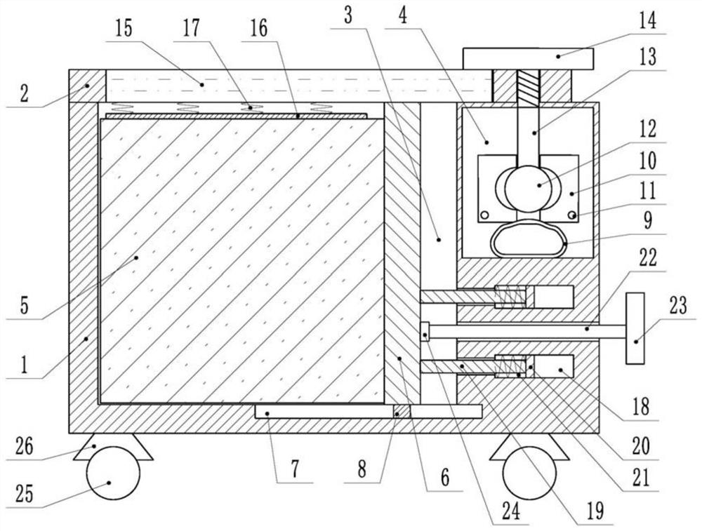 New energy automobile battery pack transfer protection device