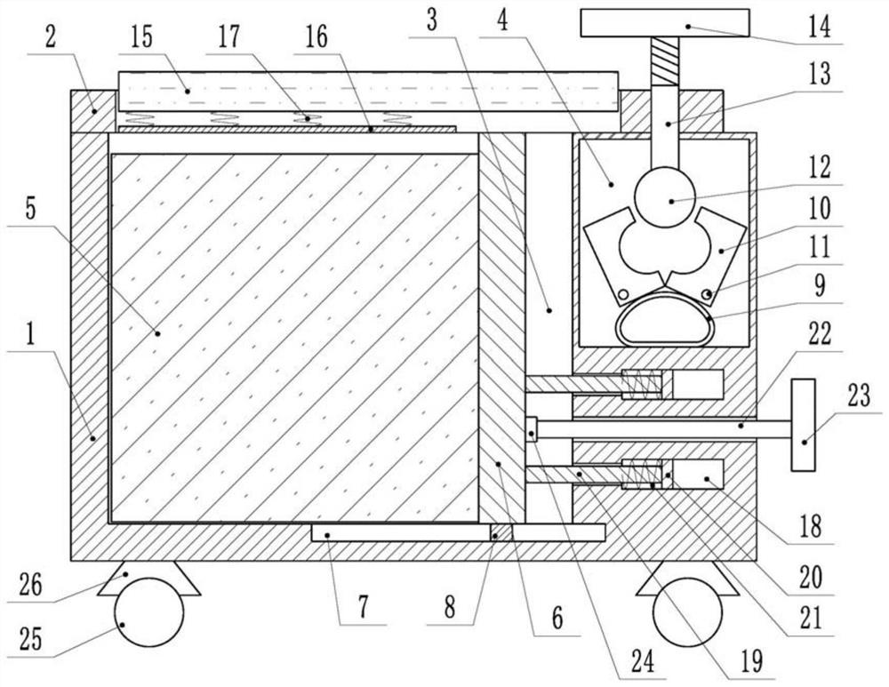 New energy automobile battery pack transfer protection device