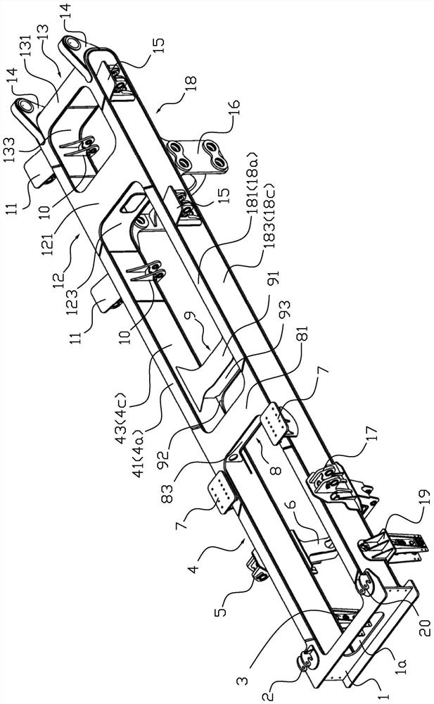 Dumper frame and dumper