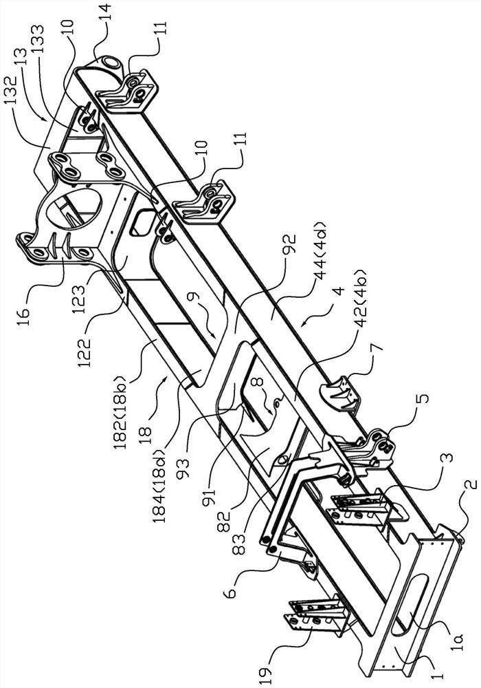 Dumper frame and dumper