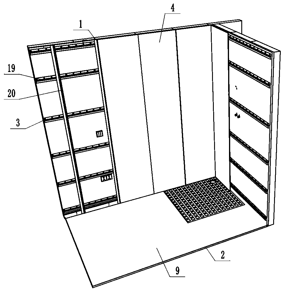 Assembled toilet system