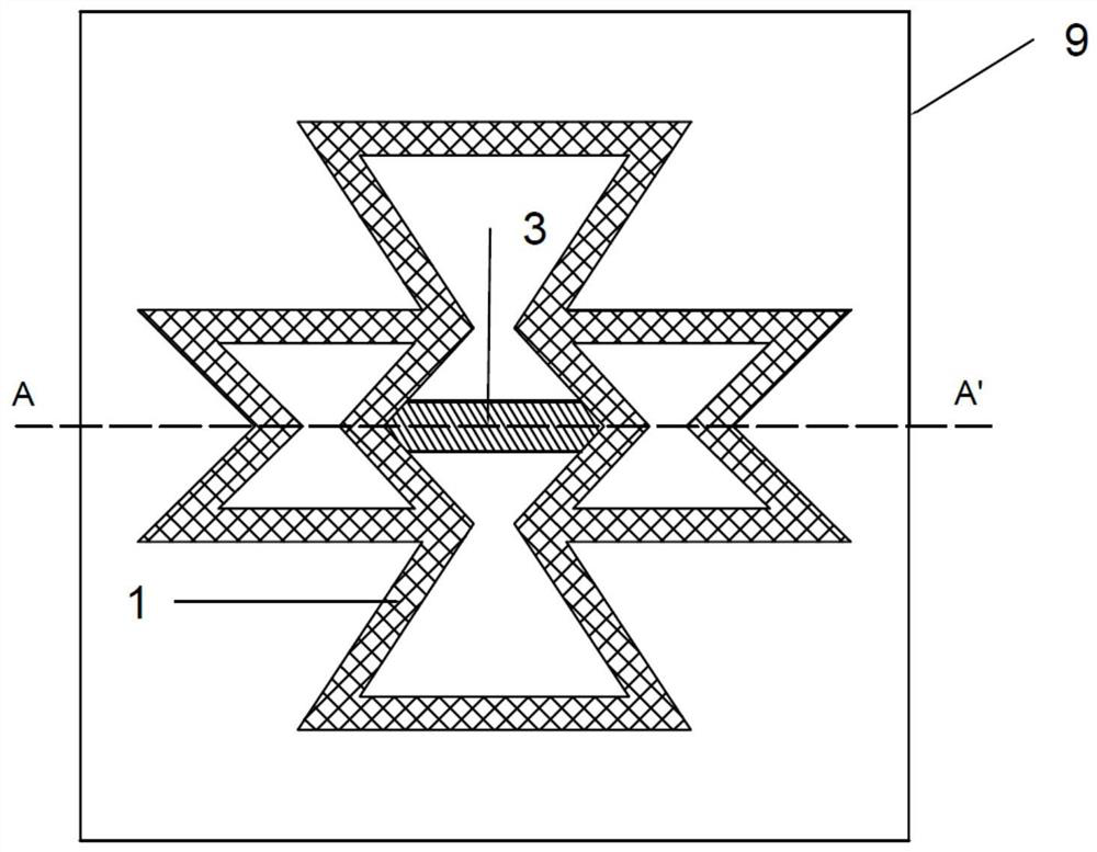 A passive wireless robotic gripper based on a mechanical metamaterial structure