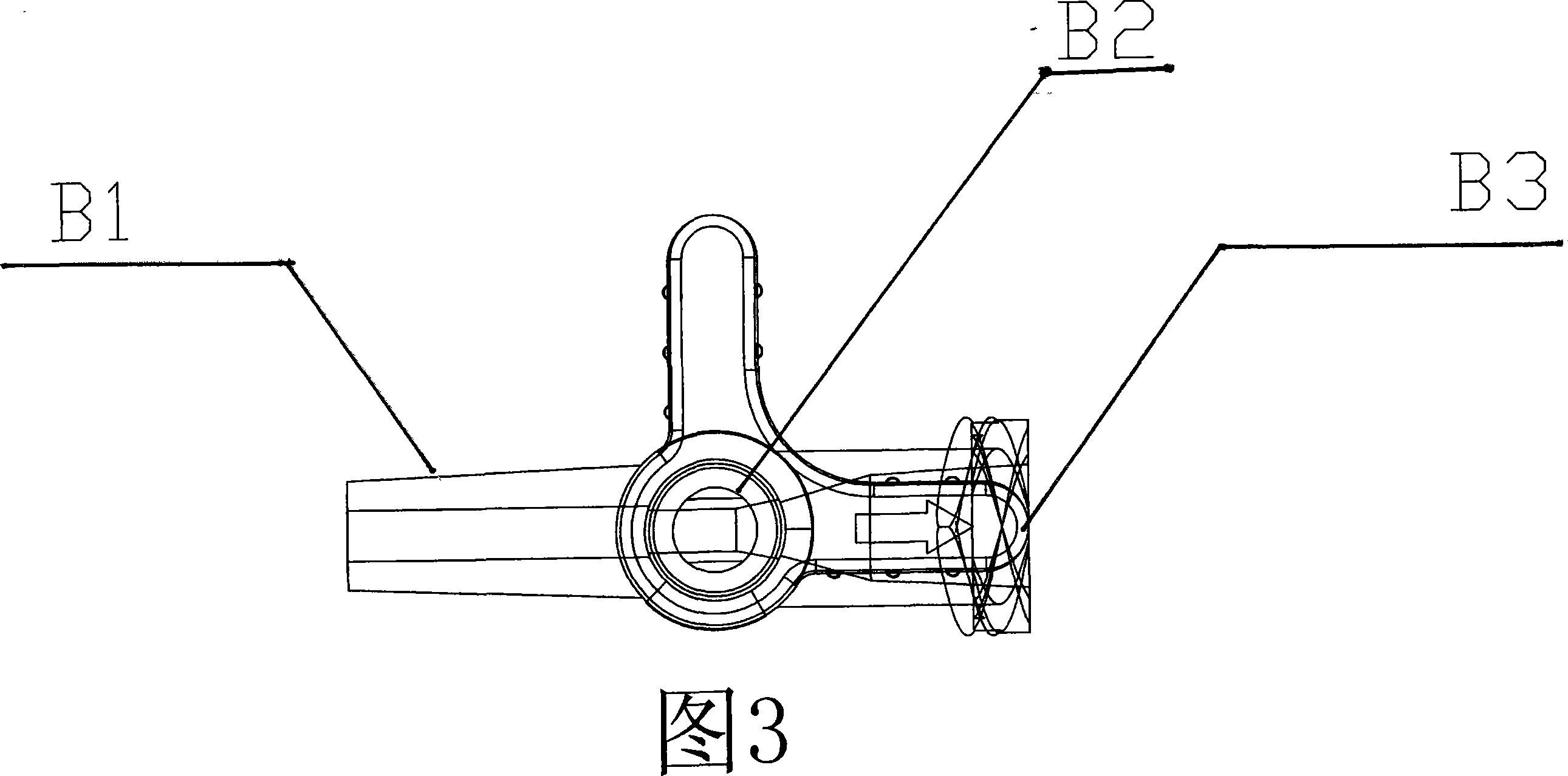 Pre-negative pressure suction type deep artery and venous silk-guiding introducing device