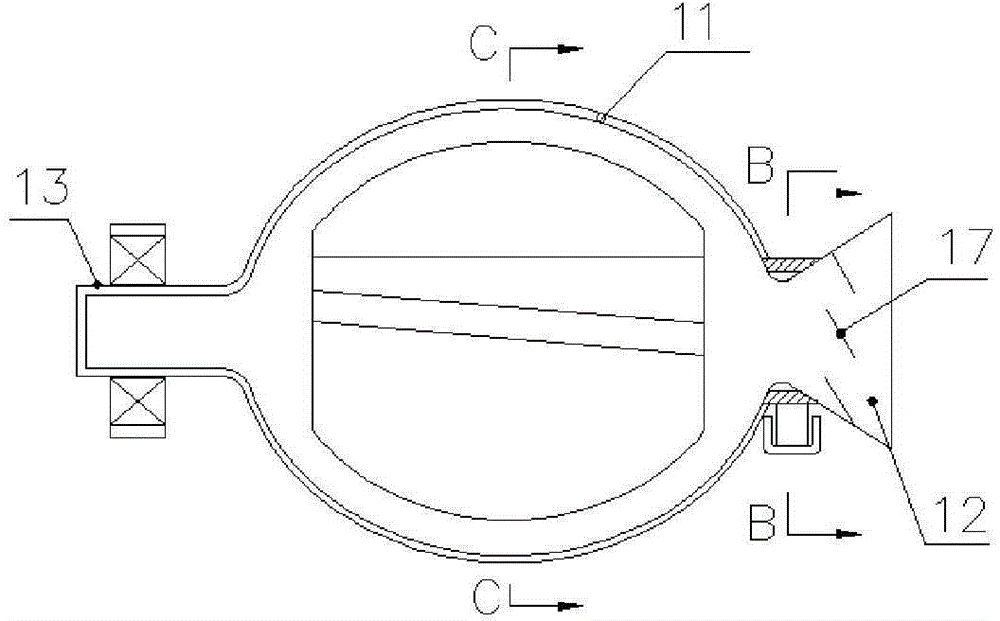 Spherical drum type stir-frying machine