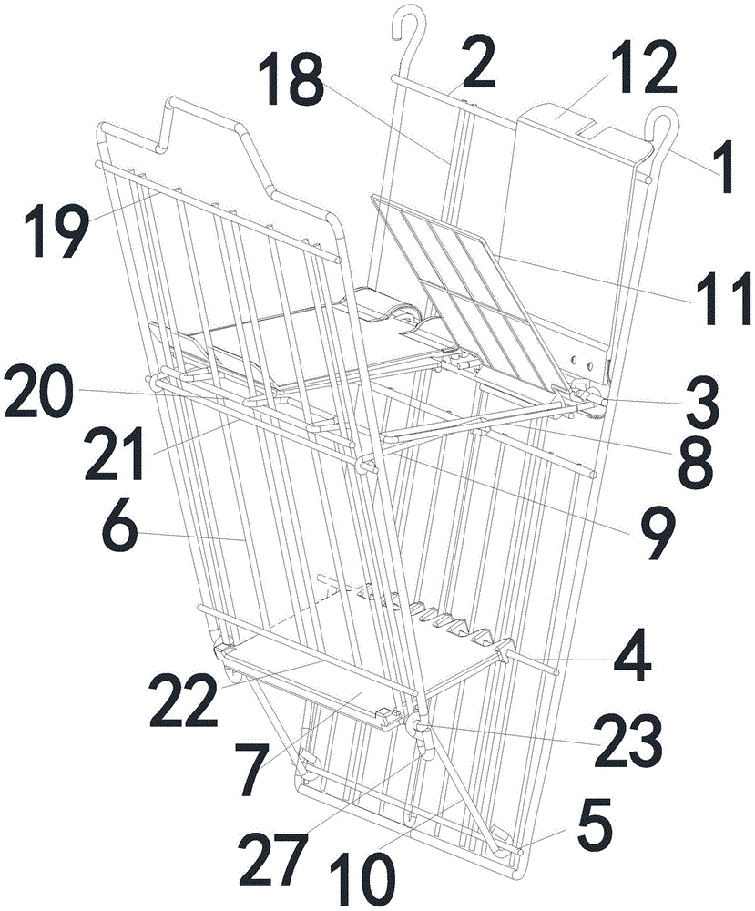 A multifunctional supermarket car baby seat system and its implementation method