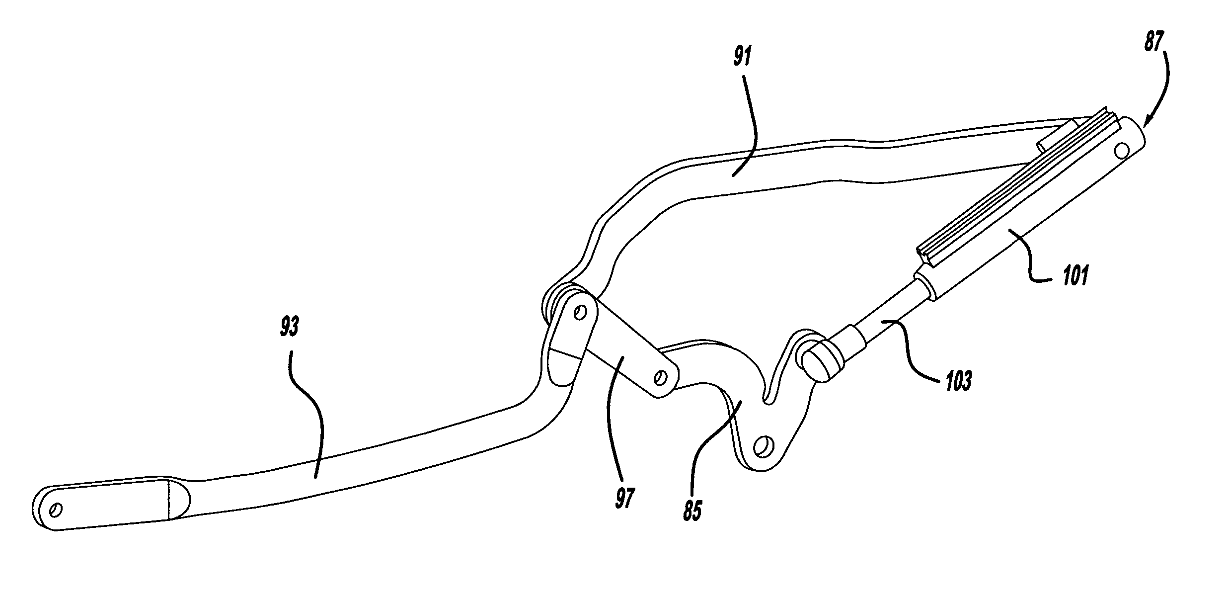 Convertible vehicle top stack mechanism