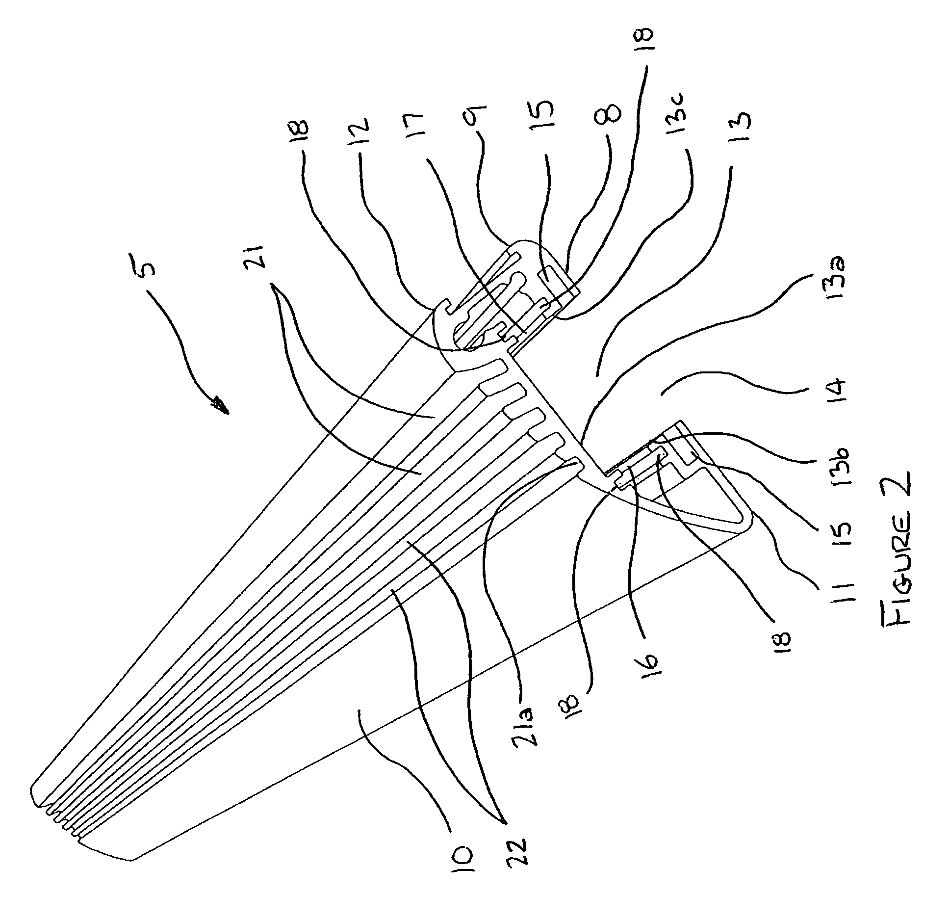 Light fixture having light emitting diode (LED) and resilient member