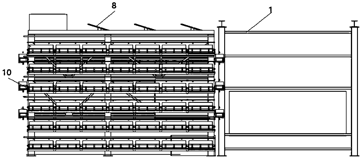 Green, energy-saving and intelligent steel-structure stereoscopic garage