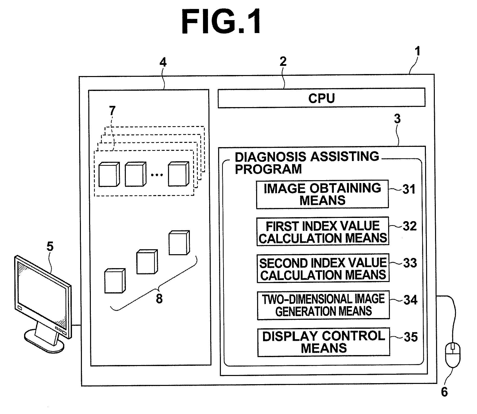 Diagnosis assisting apparatus, diagnosis assisting program, and diagnosis assisting method