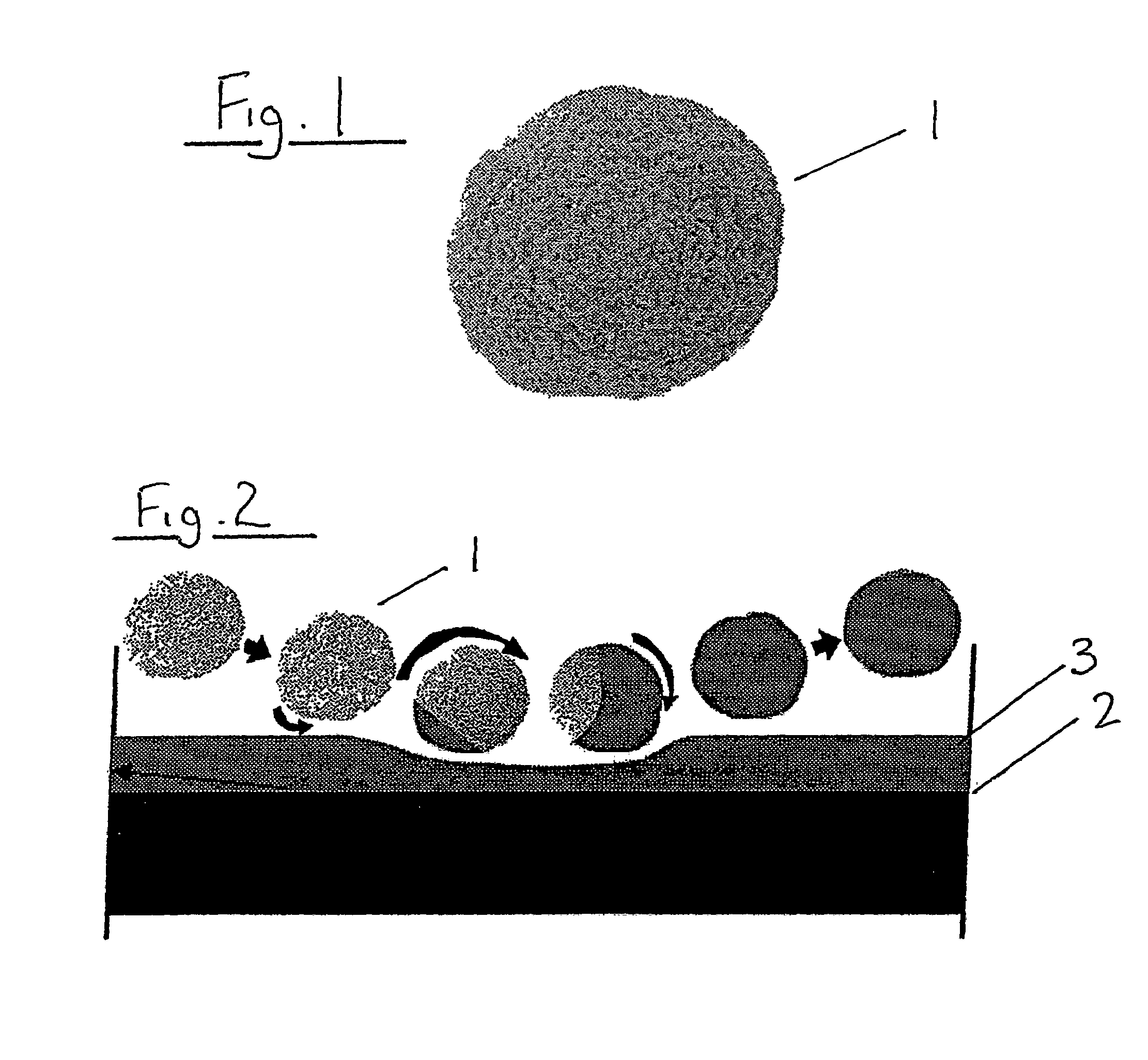 Process for treating a surface