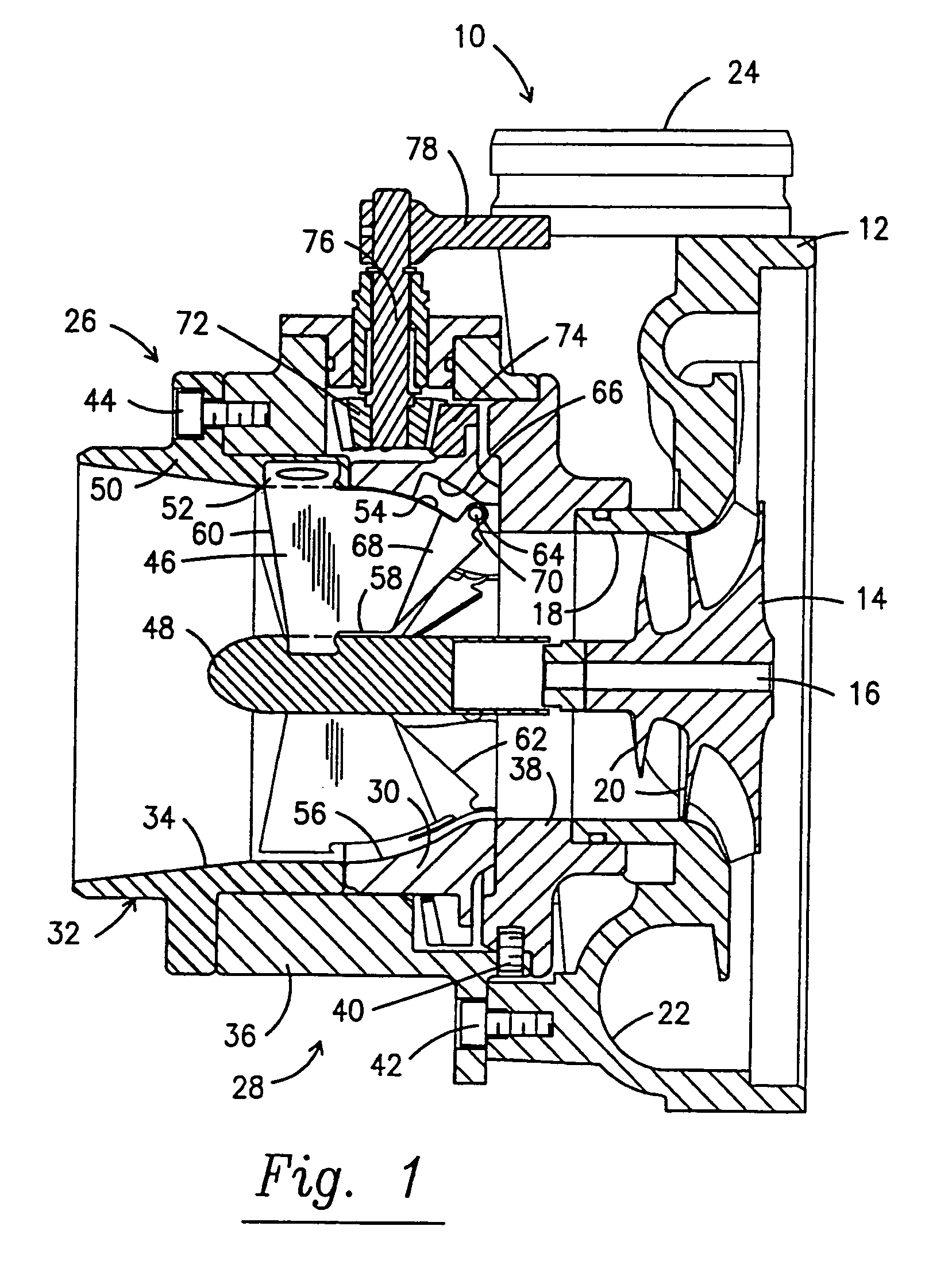 Pre-whirl generator for radial compressor