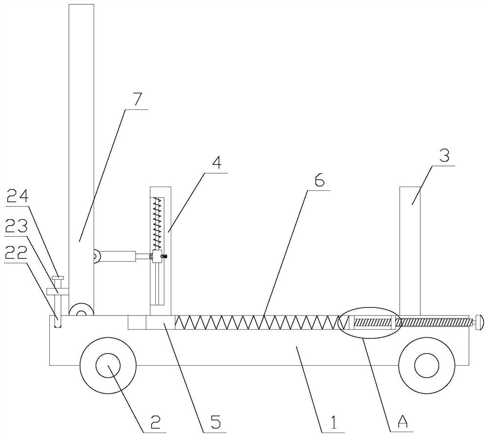 Moving device with good clamping effect and anti-collision function