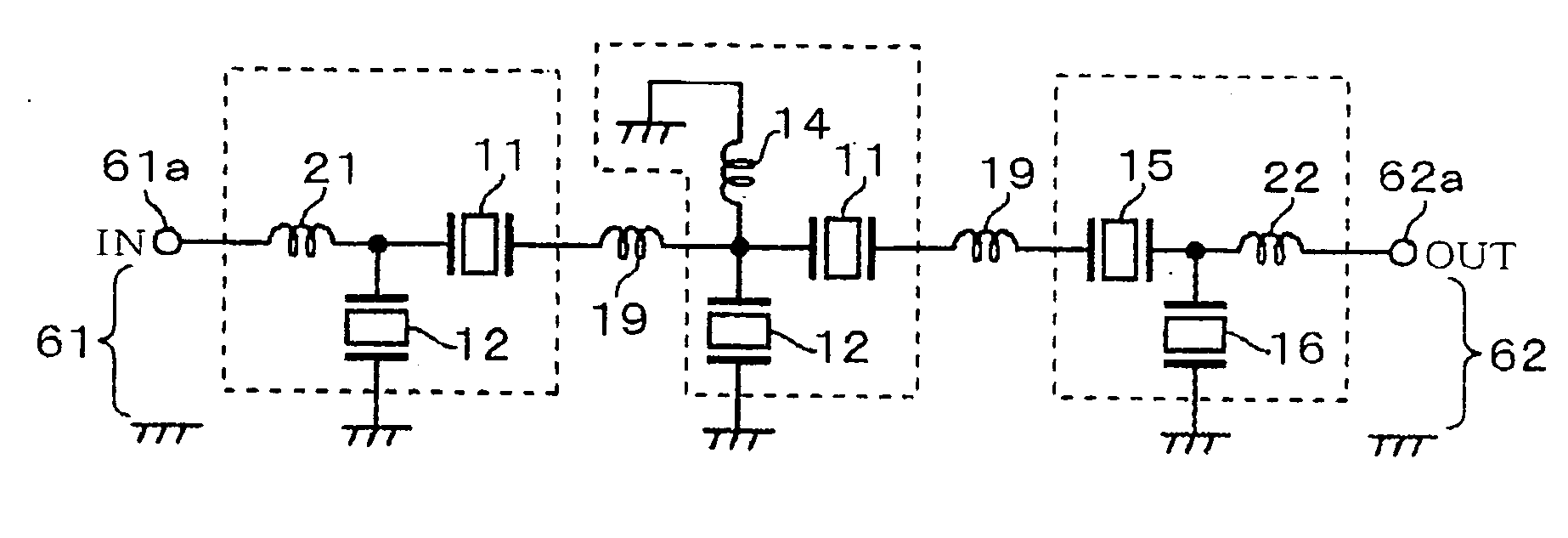 SAW filter and portable terminal