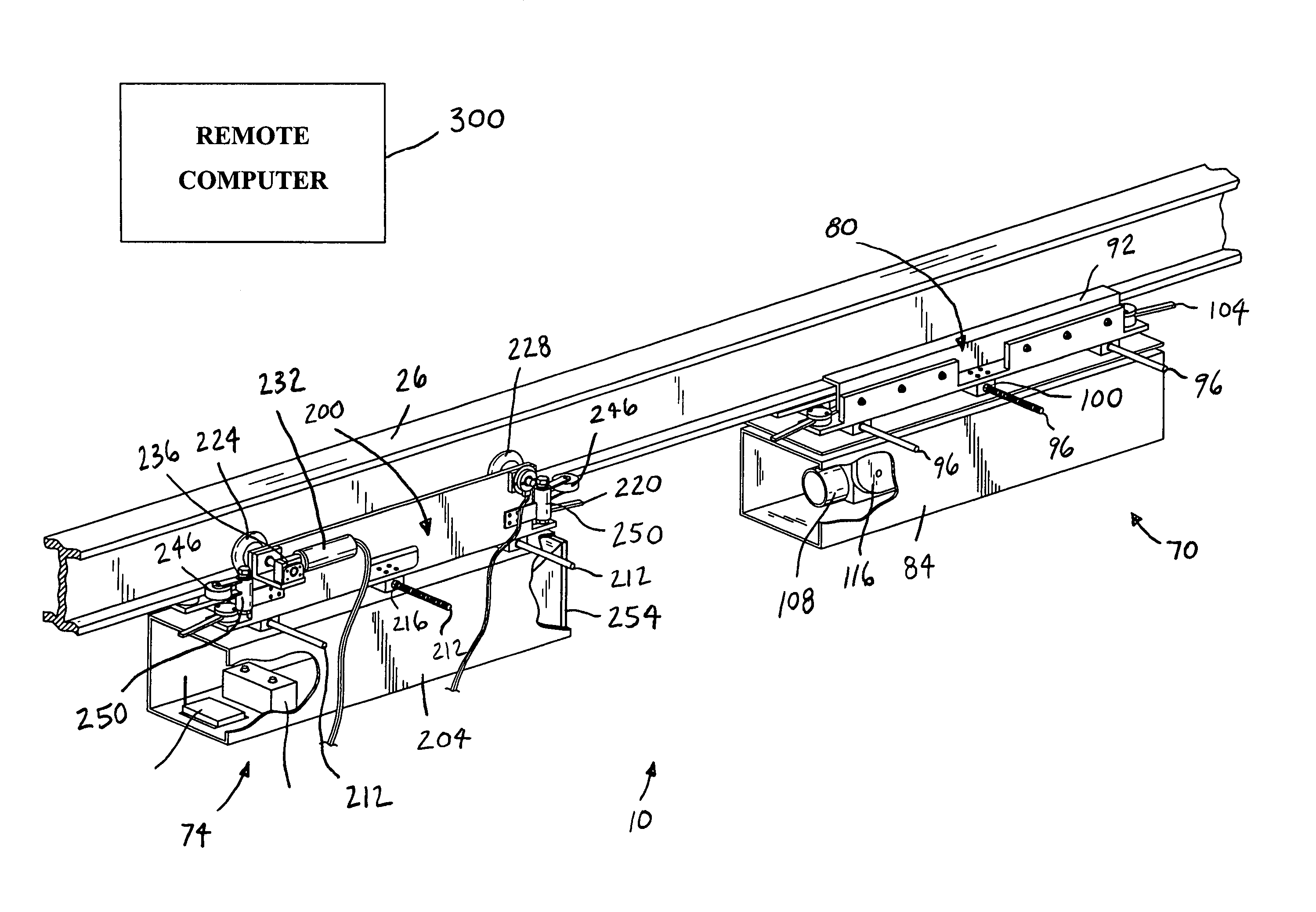 Laser survey device