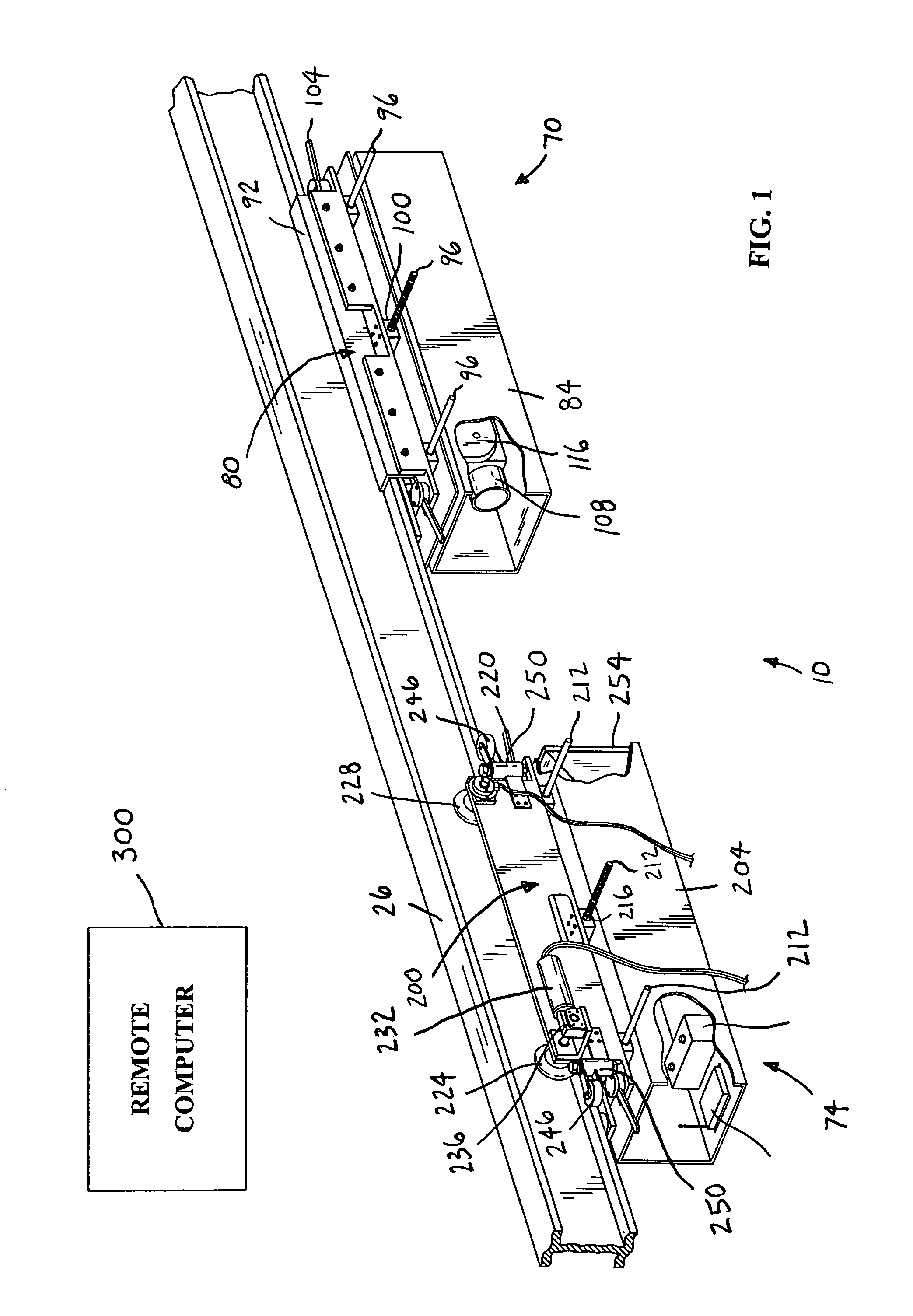 Laser survey device