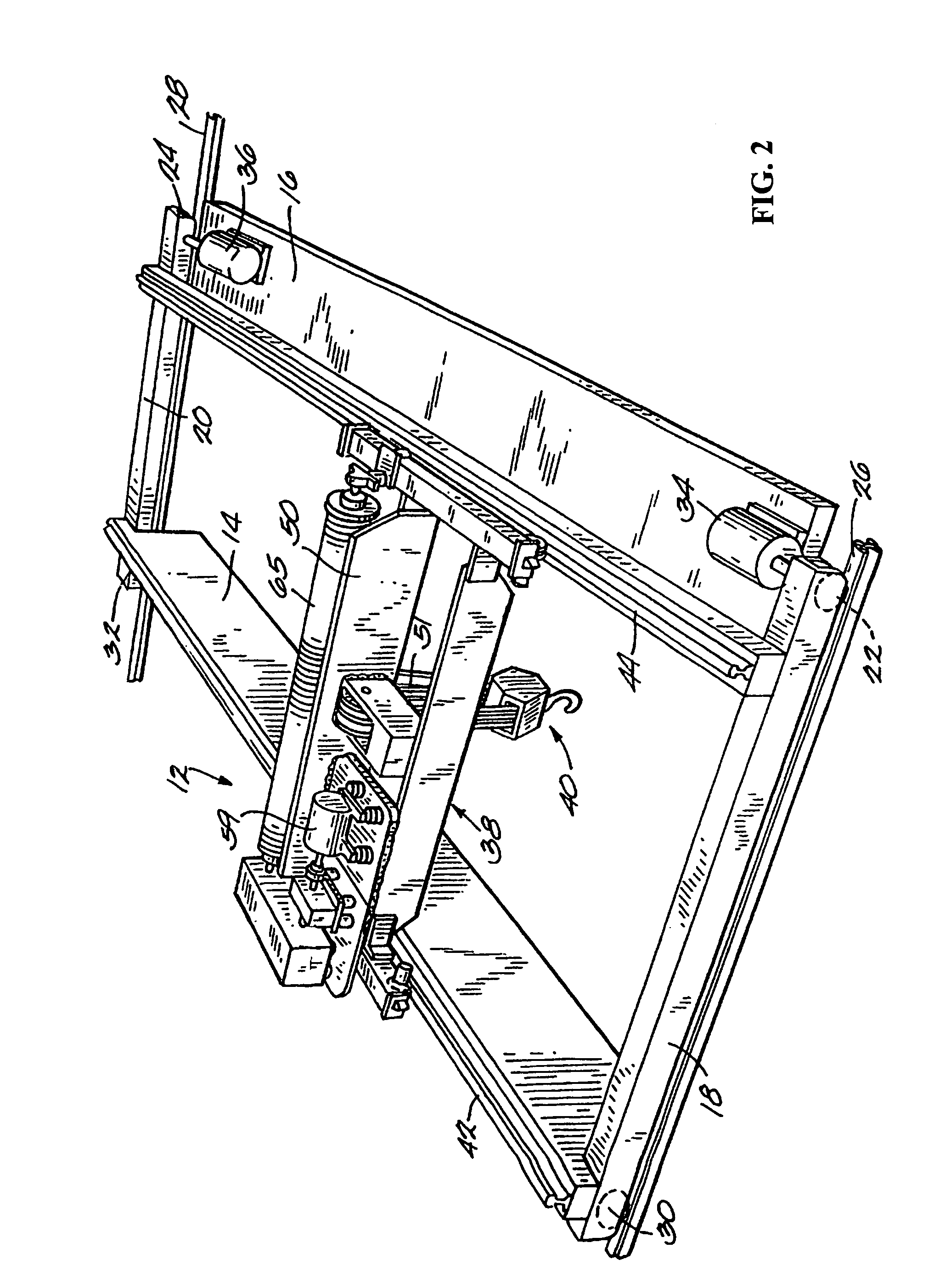 Laser survey device