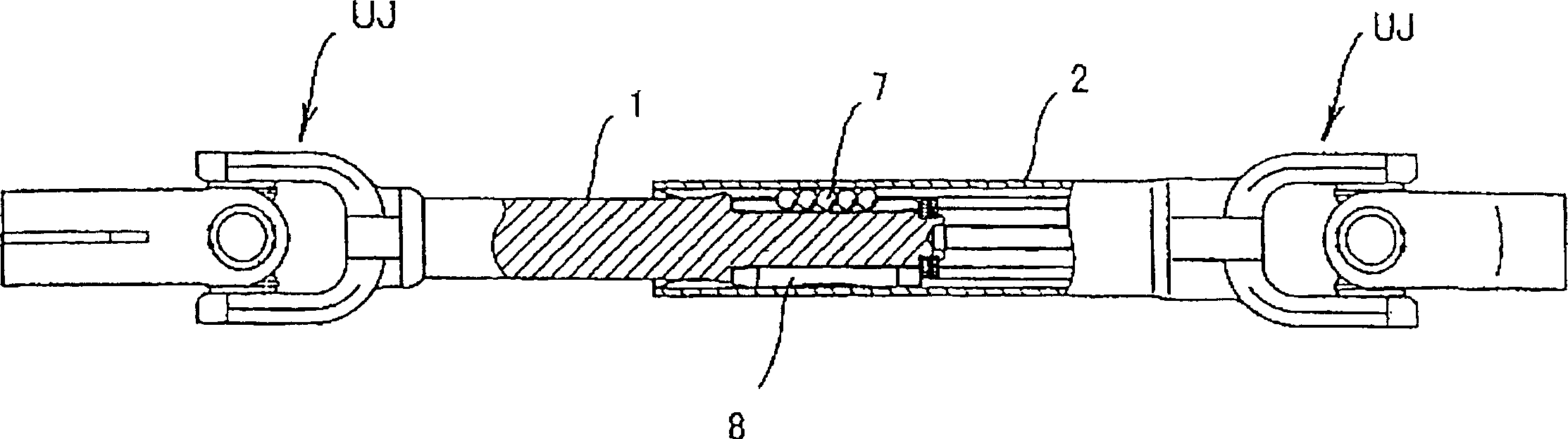 Telescopic shaft