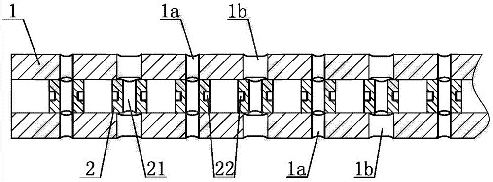 Hollow locking external fixation stent and bone fracture fixing device