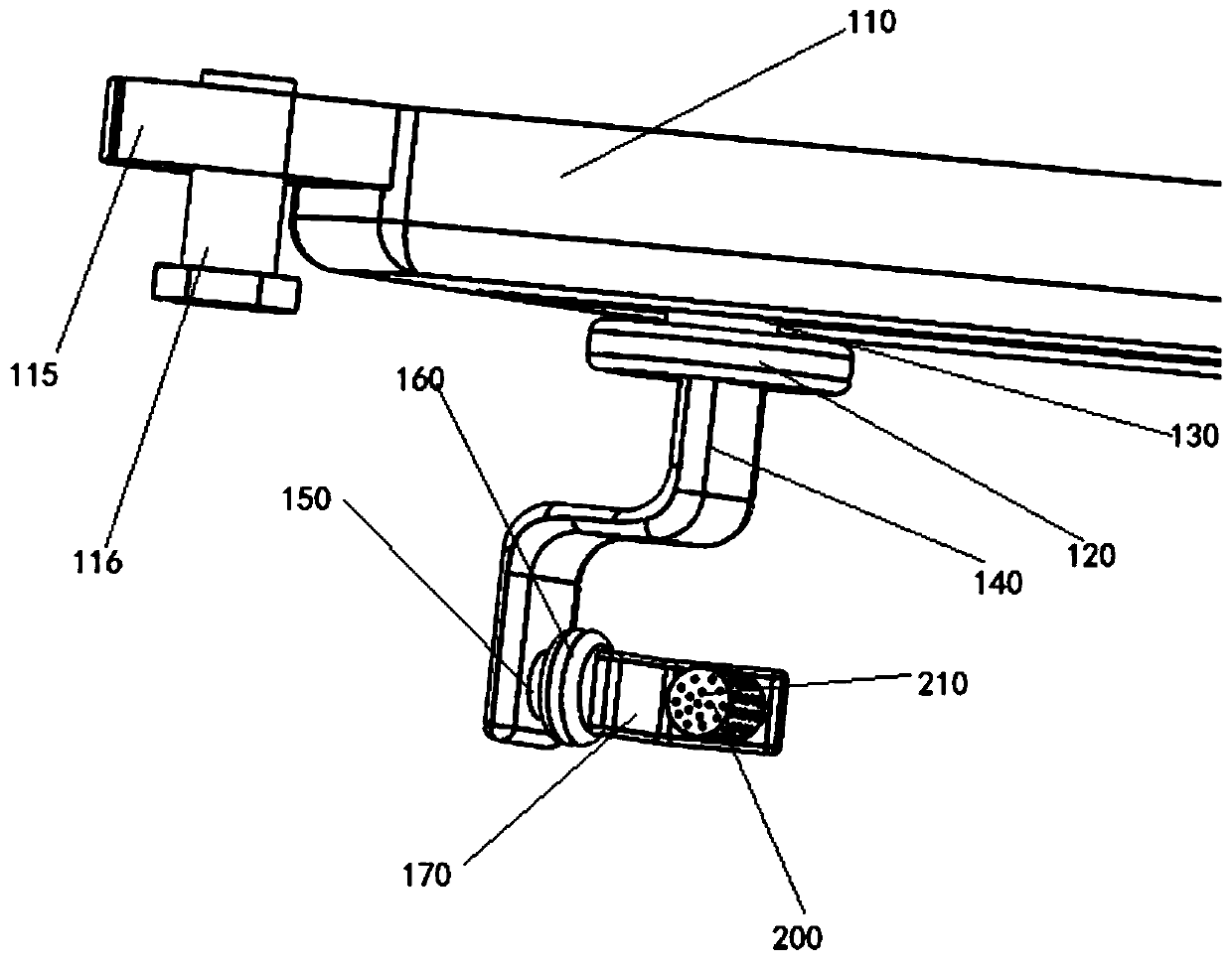 Fire-fighting fire-proof spraying device based on gas-sensitive sensor and control method thereof