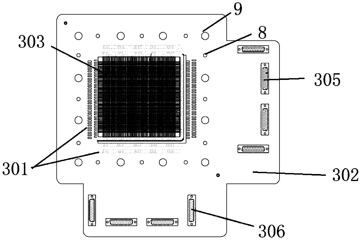 Sensor module suitable for electric-conducting multiphase flow wire mesh measurement system