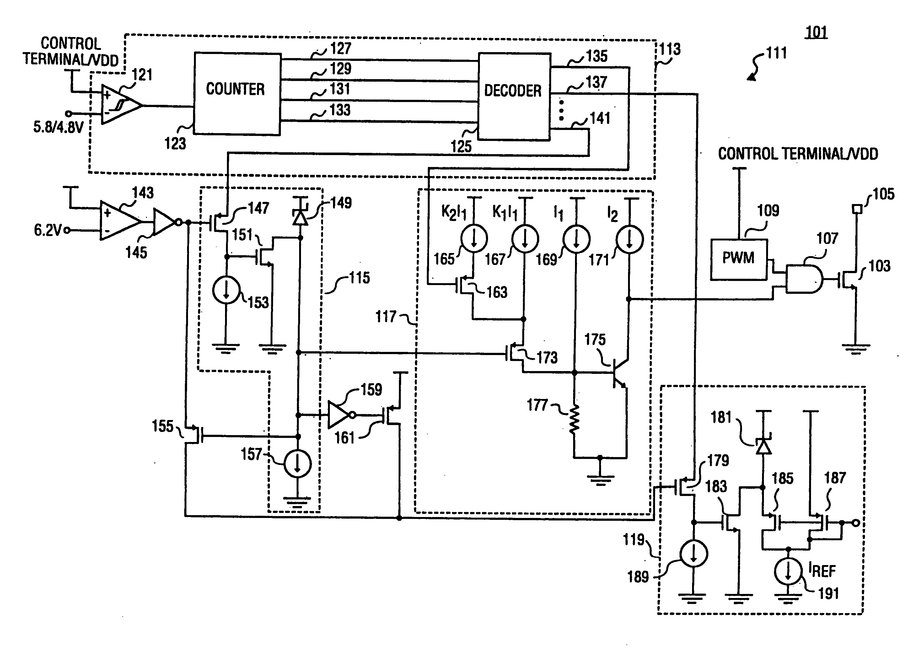 Method and apparatus providing final test and trimming for a power supply controller