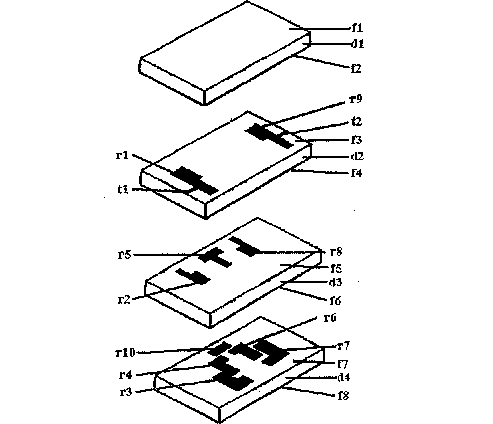 Laminated filter based on MEMS technology