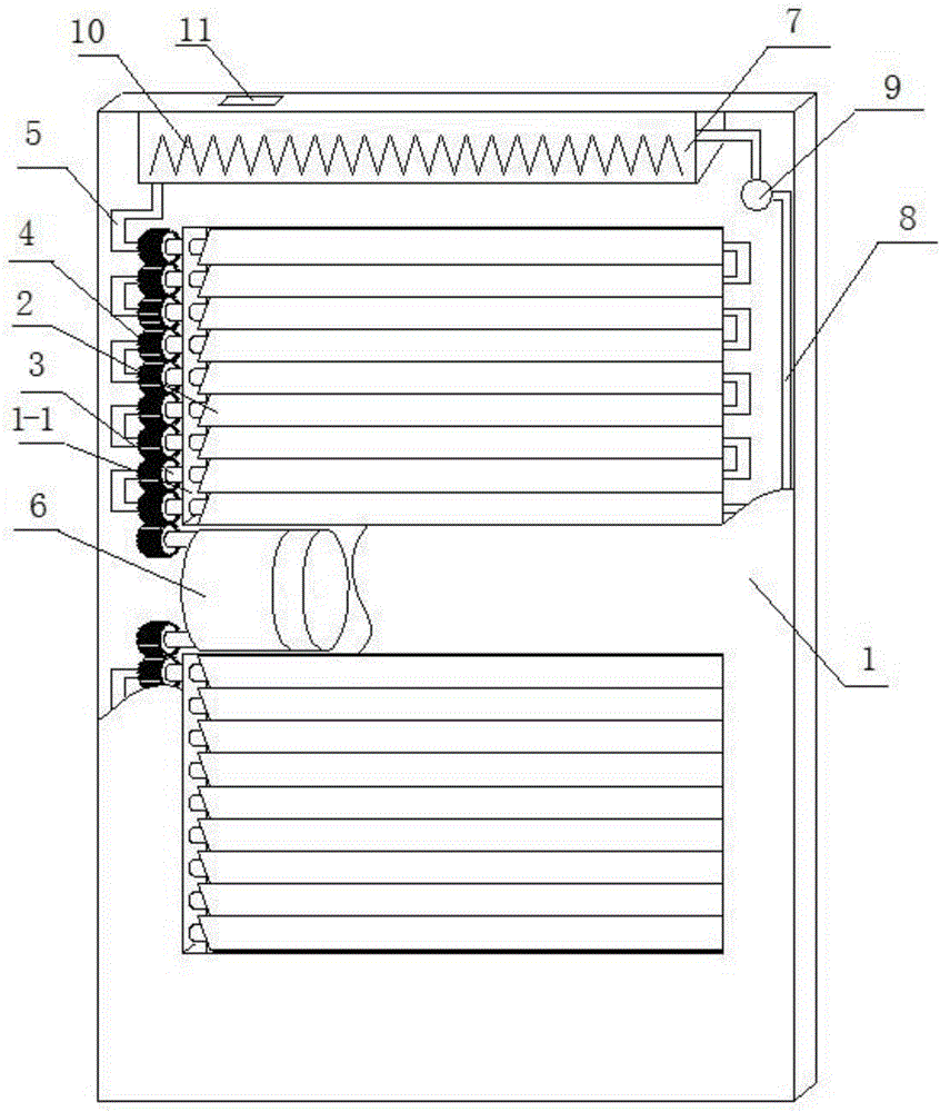 Computer case side cover with water cooling system