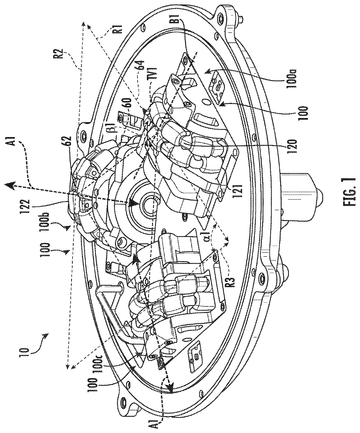 Omni directional turntable assembly