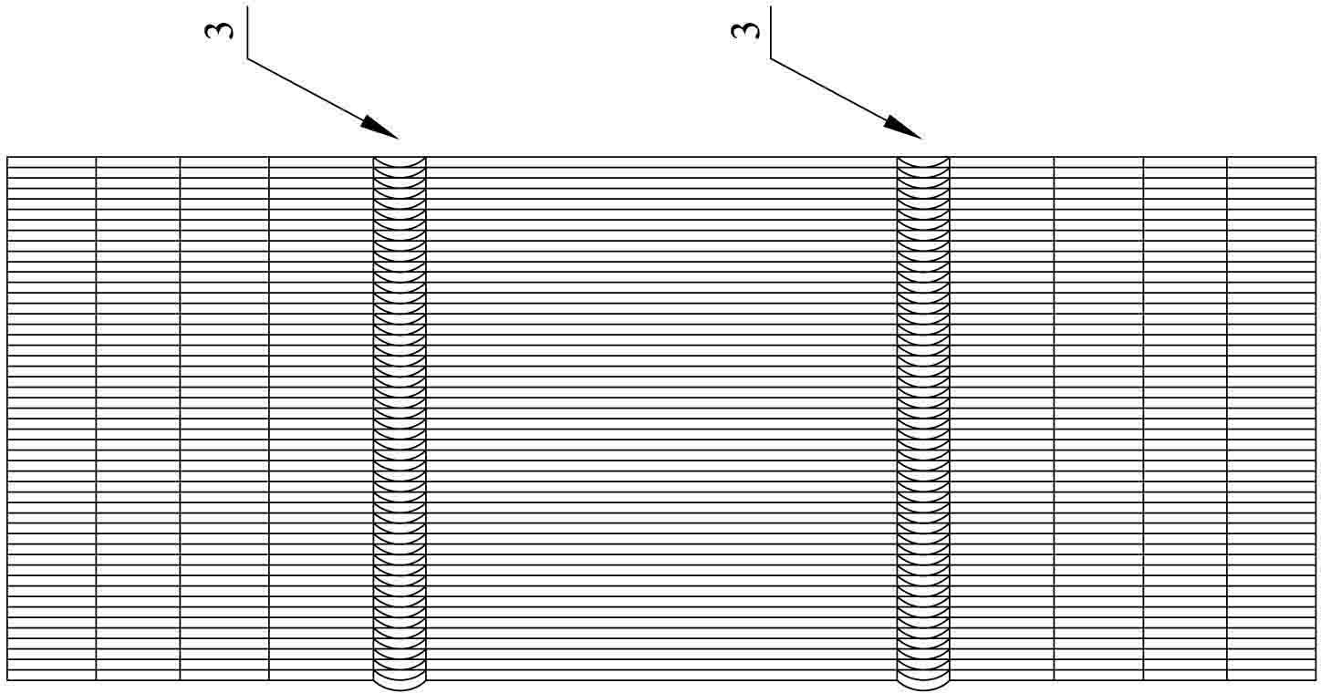 Self-riveting silicon steel sheet iron core