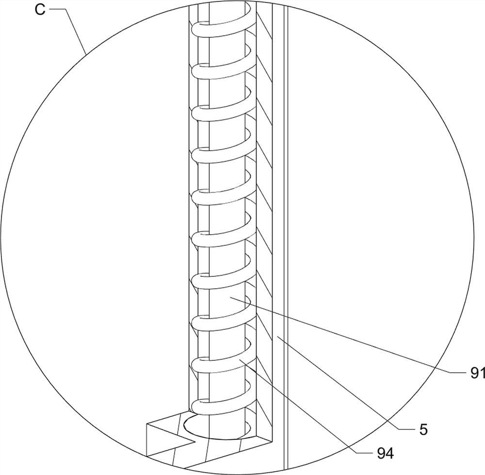 Ceramic tile joint filling device for building decoration