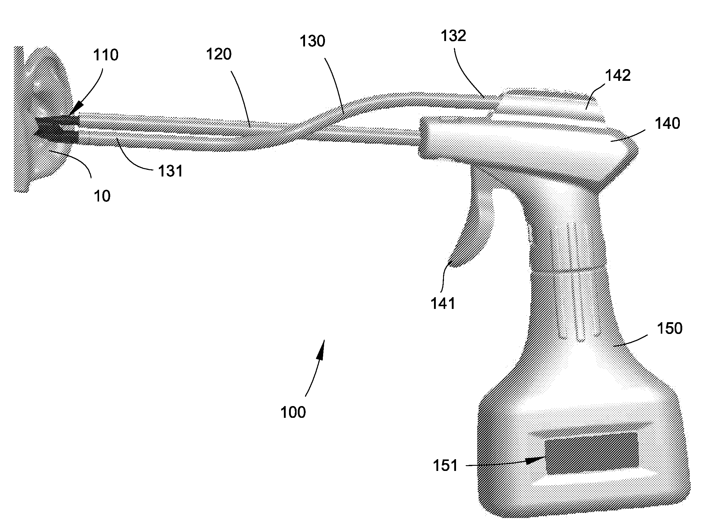 Body cavity irrigation device