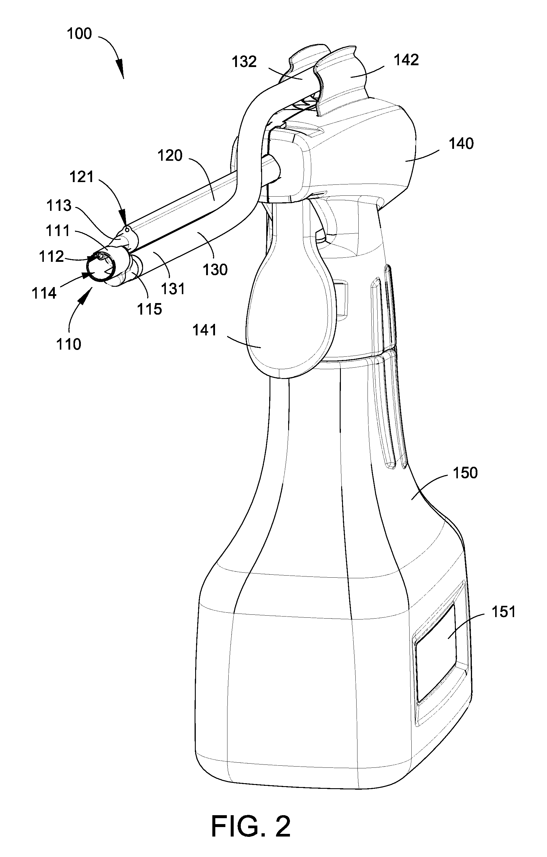 Body cavity irrigation device