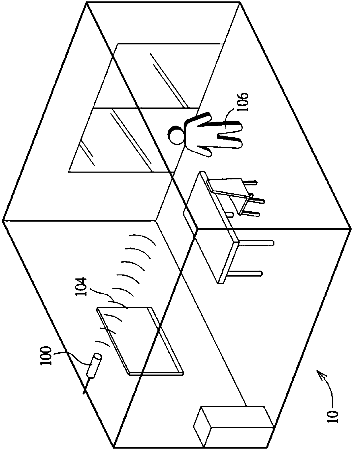 Operation method of smart warning device for security