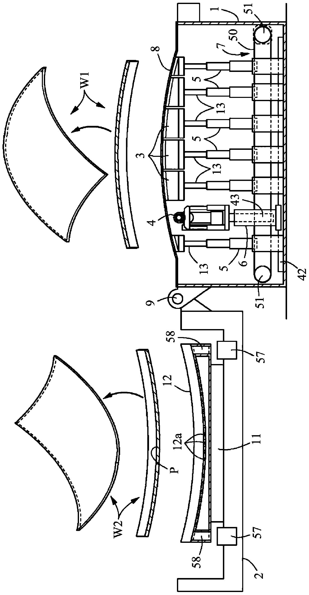 Laminating device