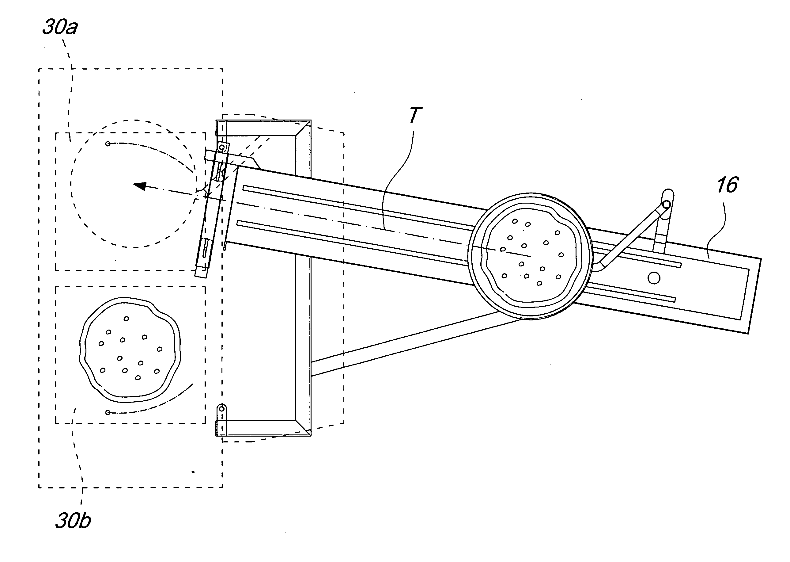 Mechanized apparatus for the preparation of pizzas