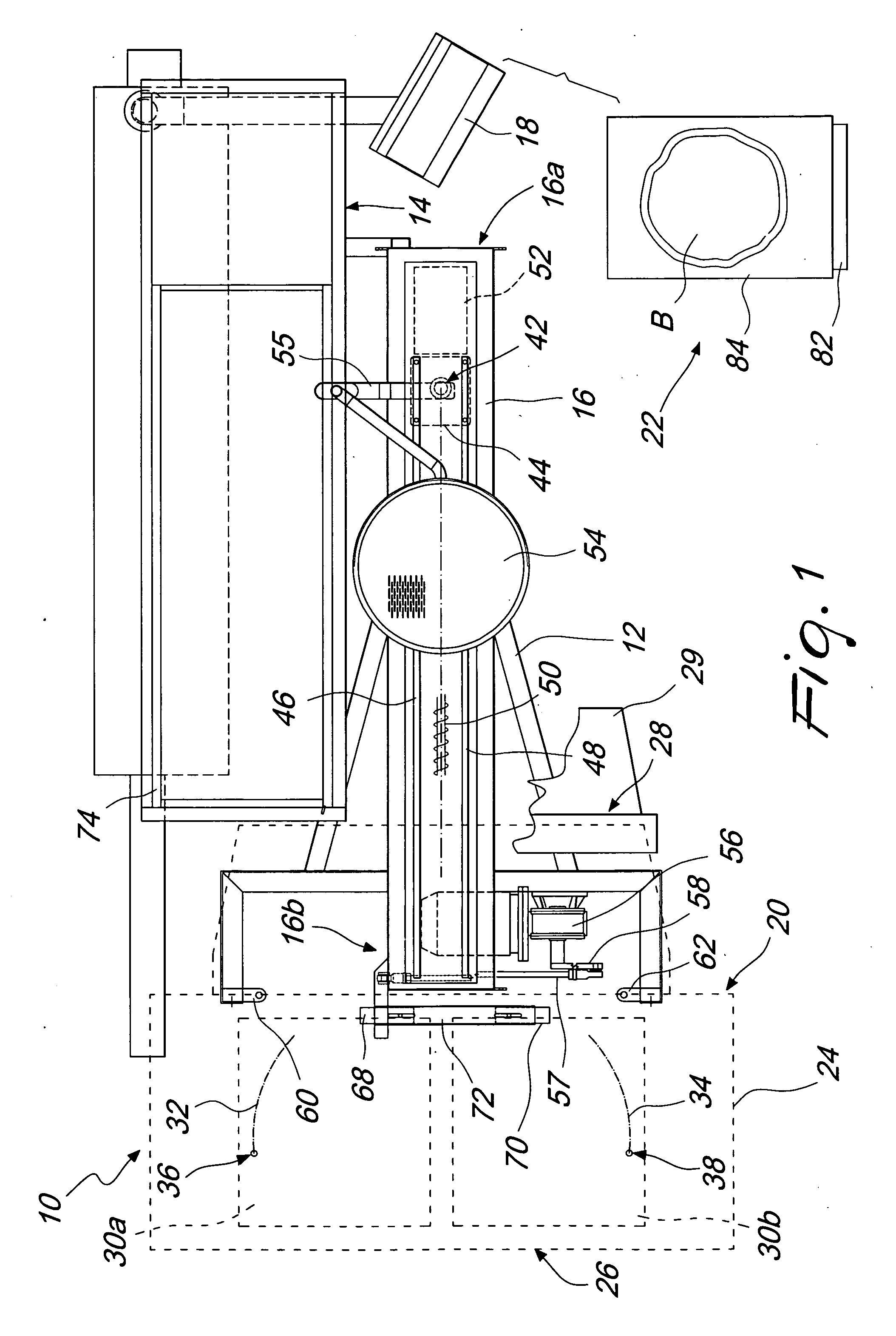 Mechanized apparatus for the preparation of pizzas