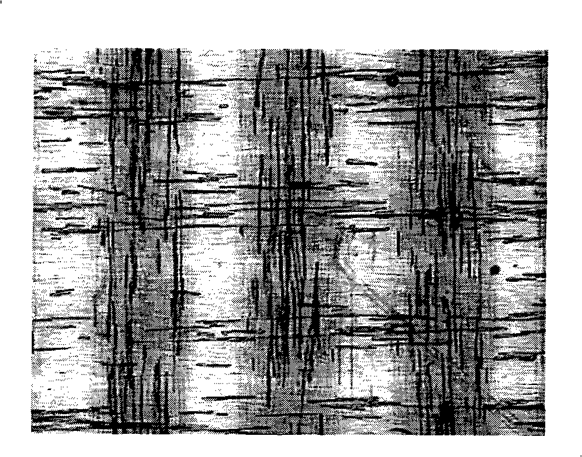 Transverse dipping method for preliminary dip material