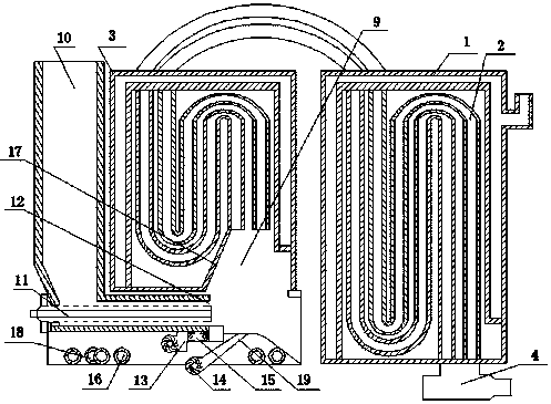 Biomass fuel environmental-friendly energy-saving furnace