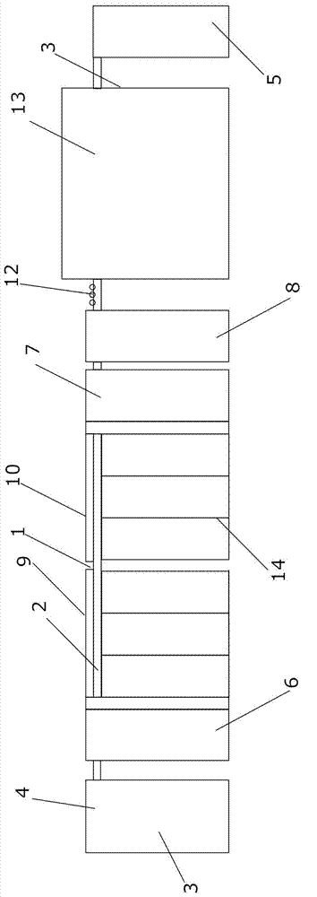 Manufacturing machine for non-woven fabric