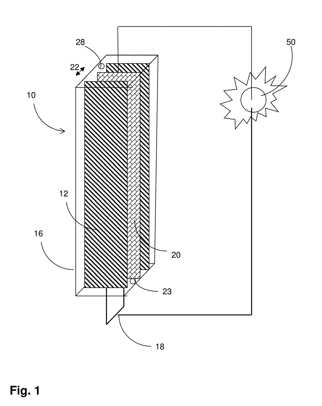 Cathode formulation for survivor locator light