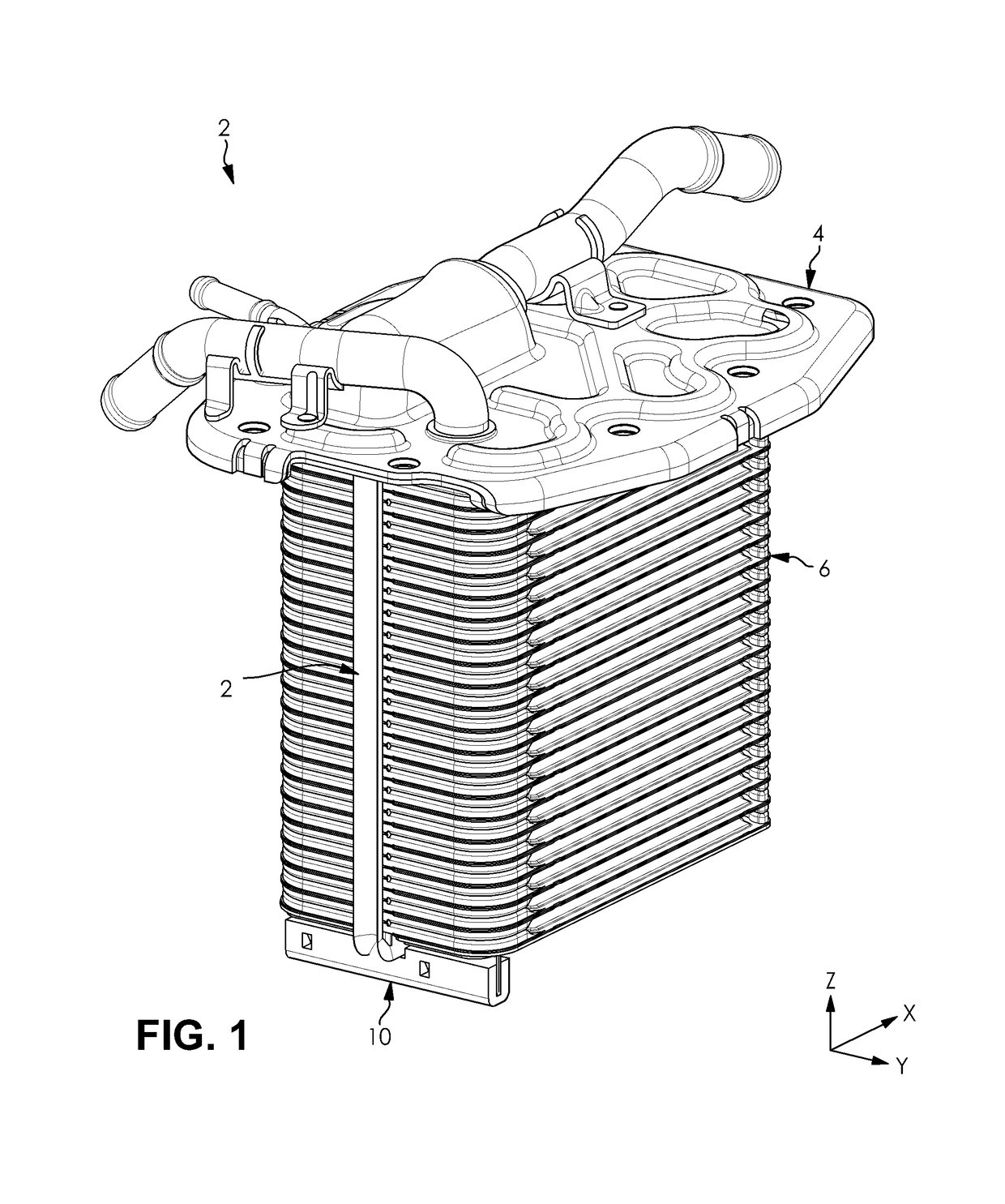 Bypass seal for plate heater matrix