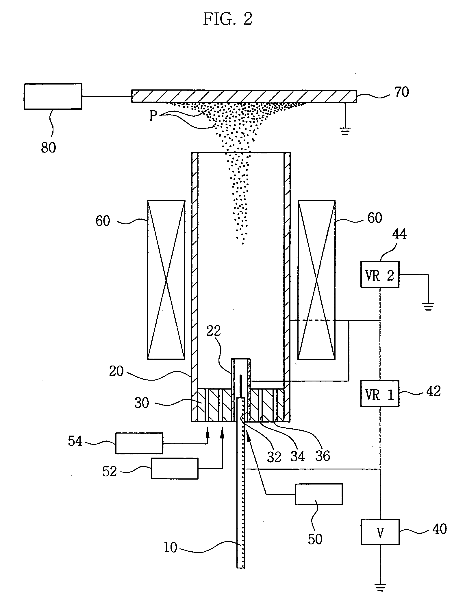 Apparatus for manufacturing particles using corona discharge and method thereof