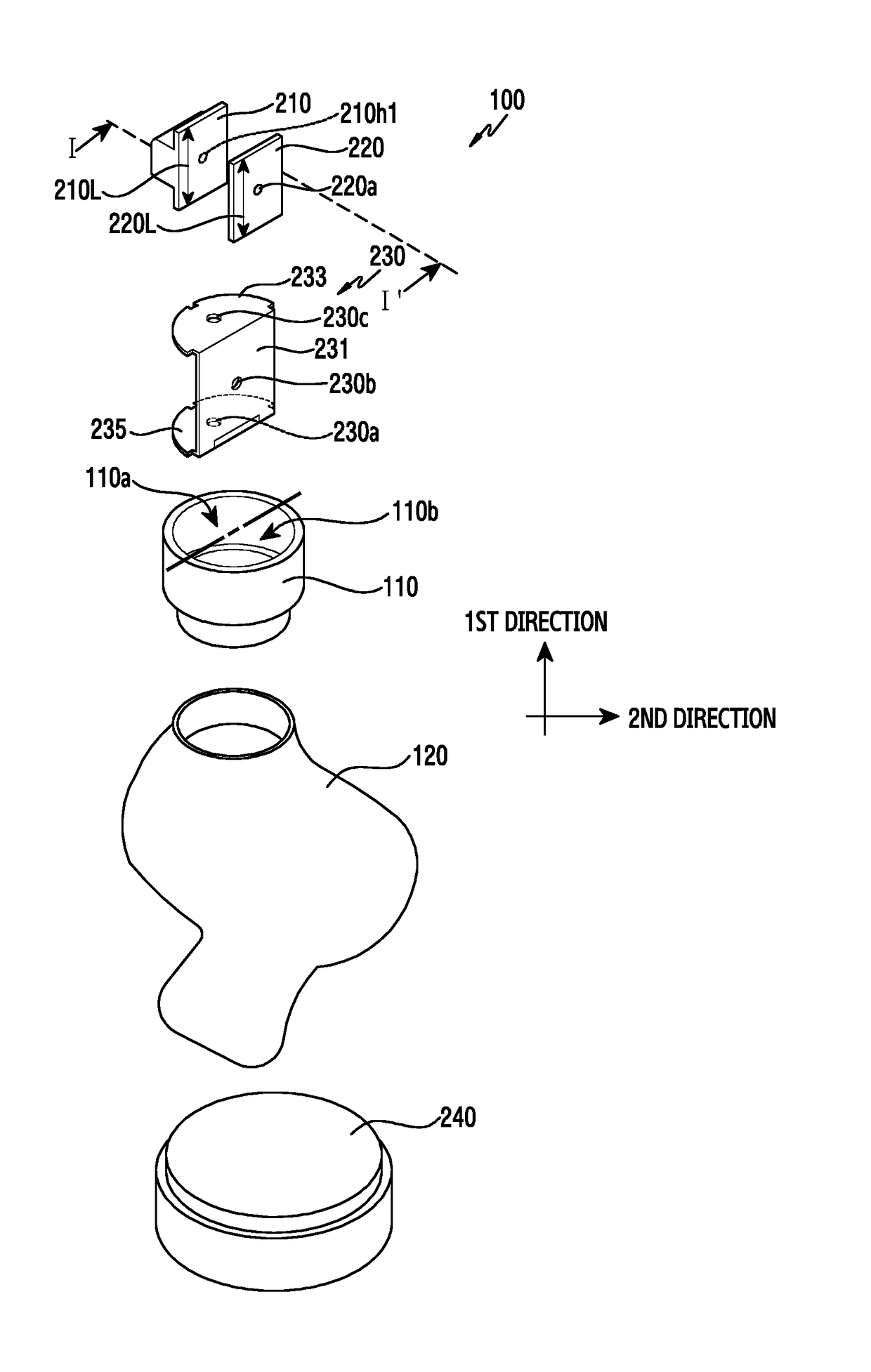 Wearable acoustic device with microphone