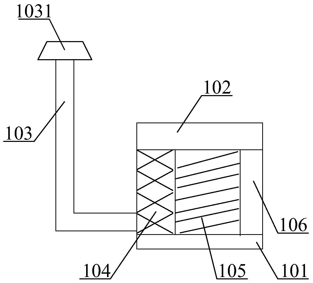 Spray drying machine used for solid dye production