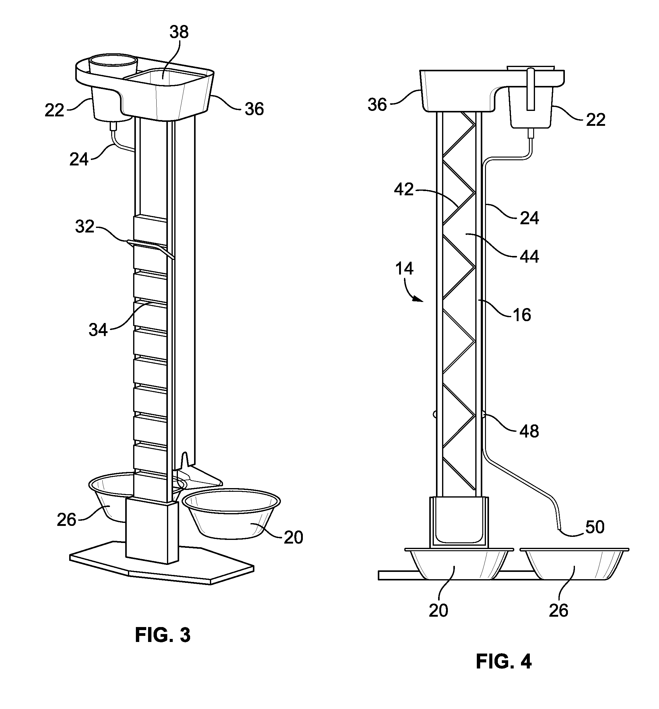 Pet feeder system for a handicapped pet owner