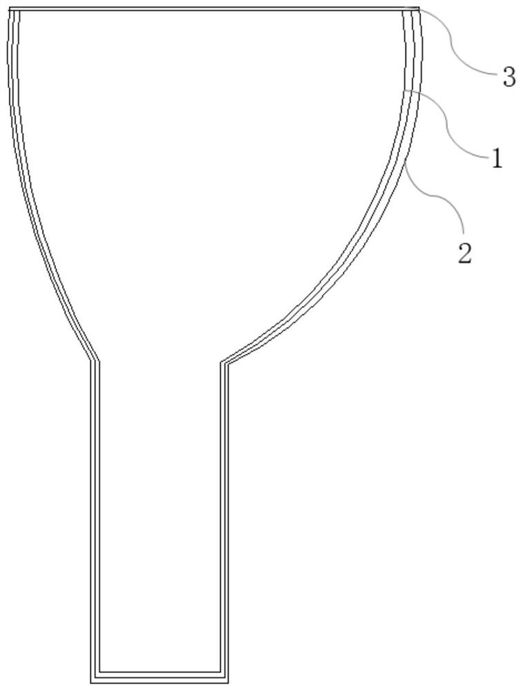 High-temperature-resistant foam pouring cup and processing technology thereof