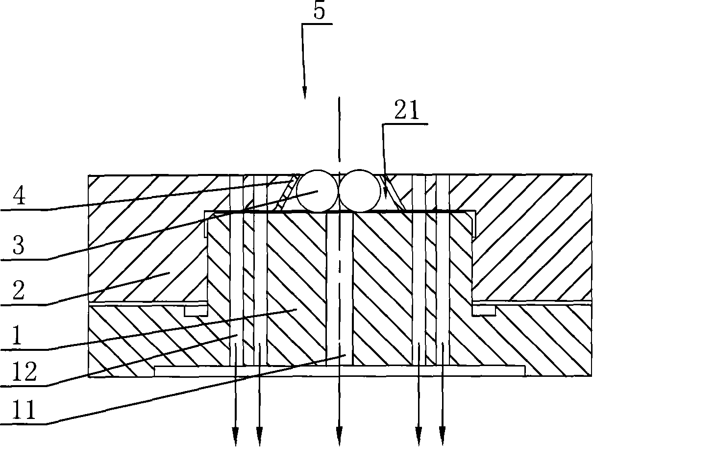 Device and method for measuring light sheet thickness