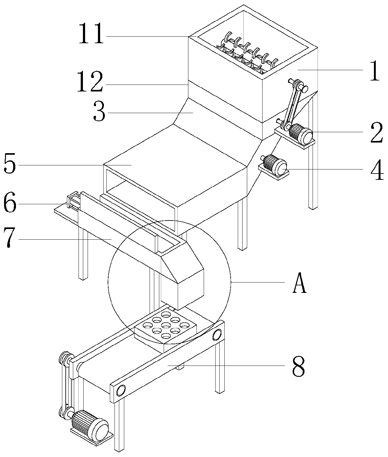 Full-automatic toilet paper tube sorting machine