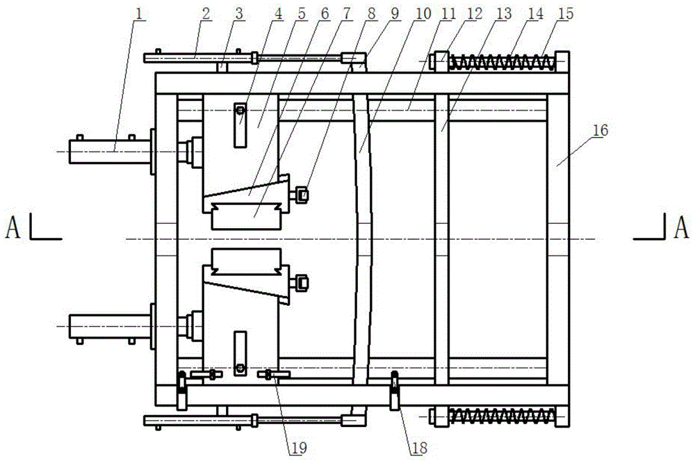 Feeding device of drawbench