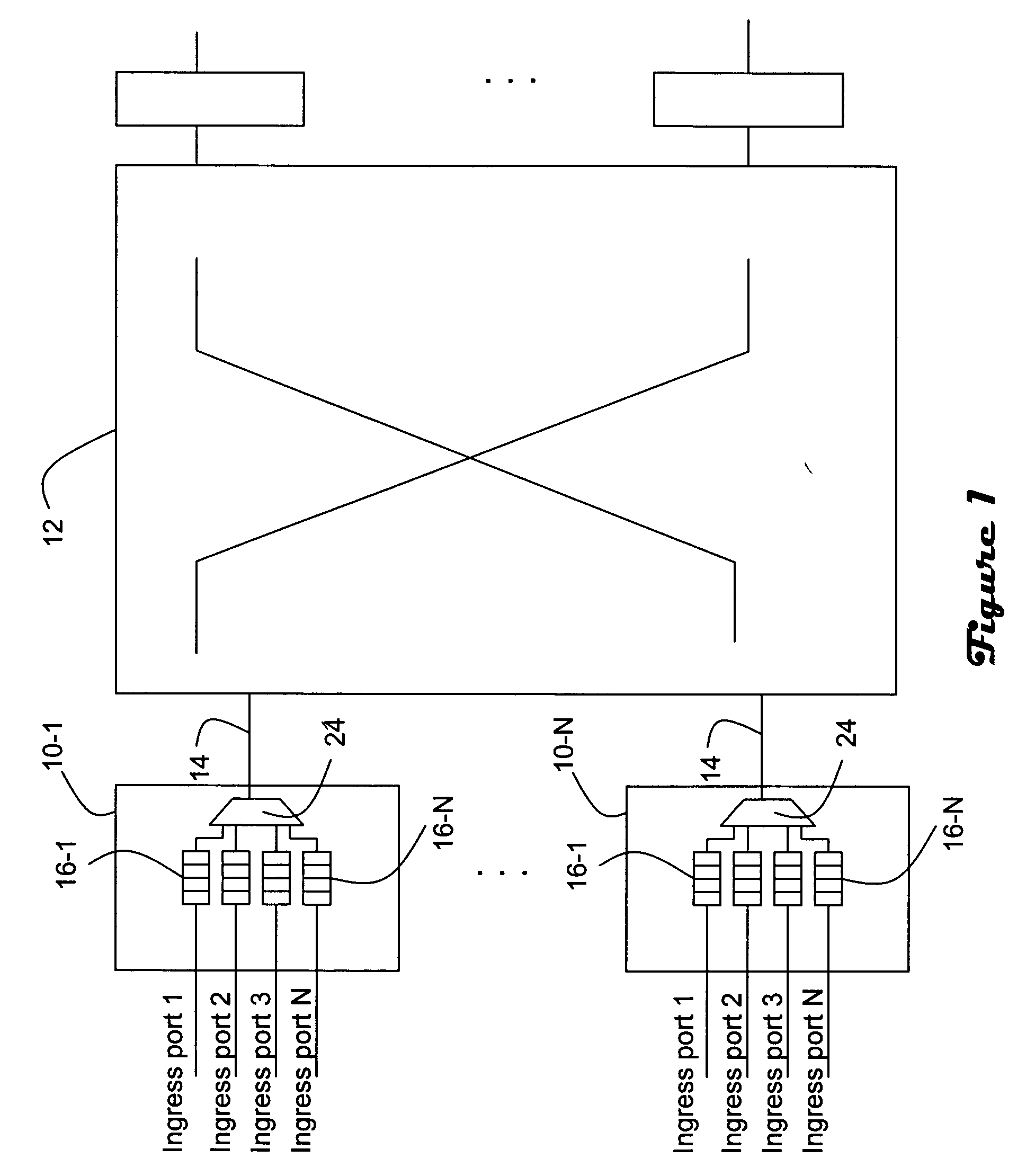 Traffic multiplexing using timestamping